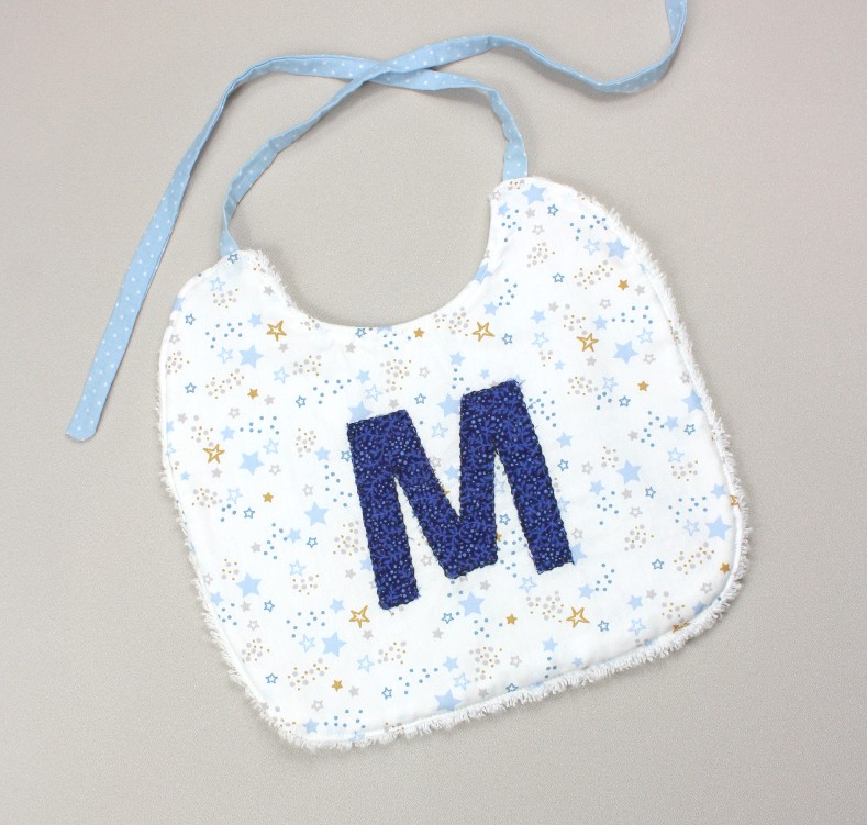 babero estrellas personalizado babero estrellas personalizado inicial