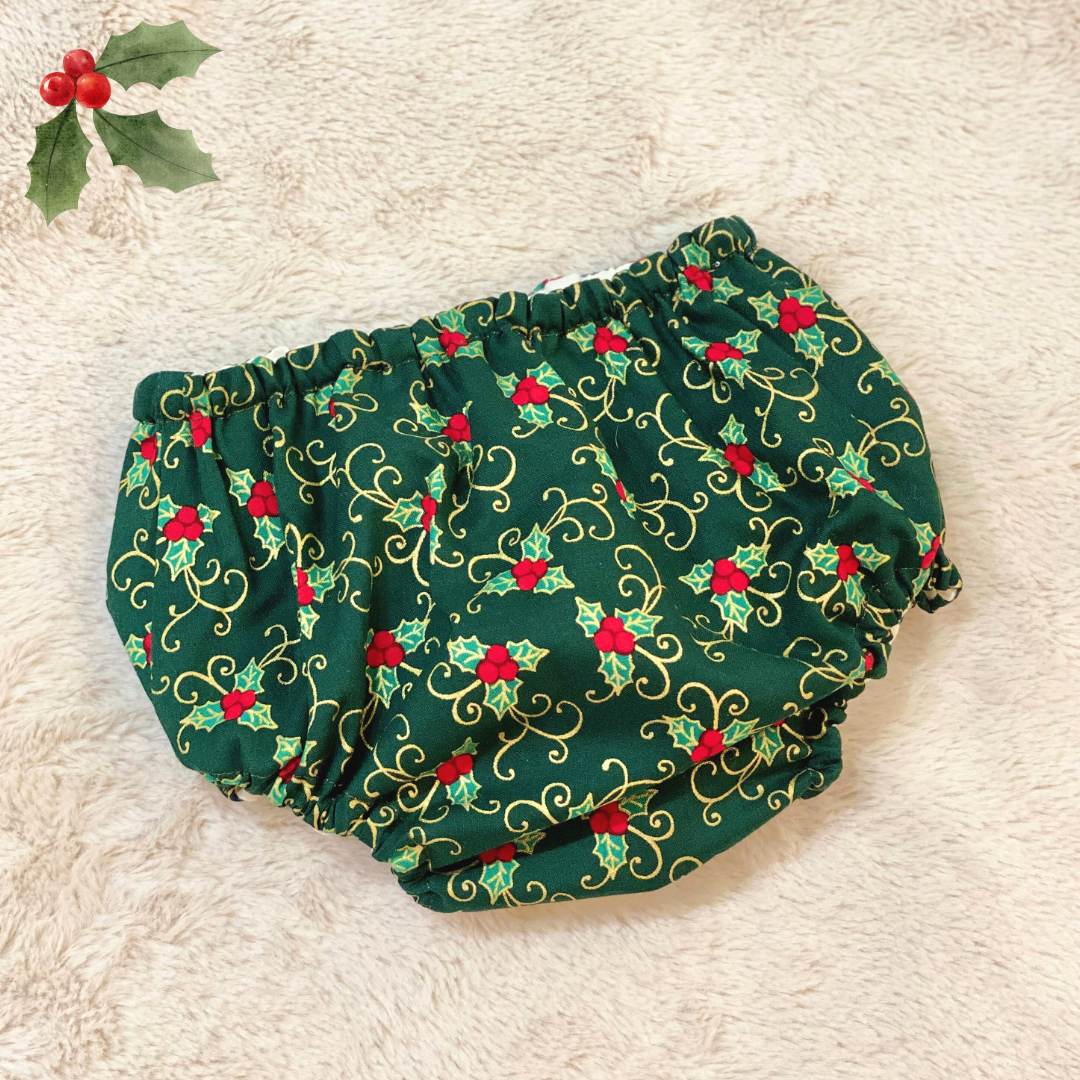 1 cubrepañal navidad verde