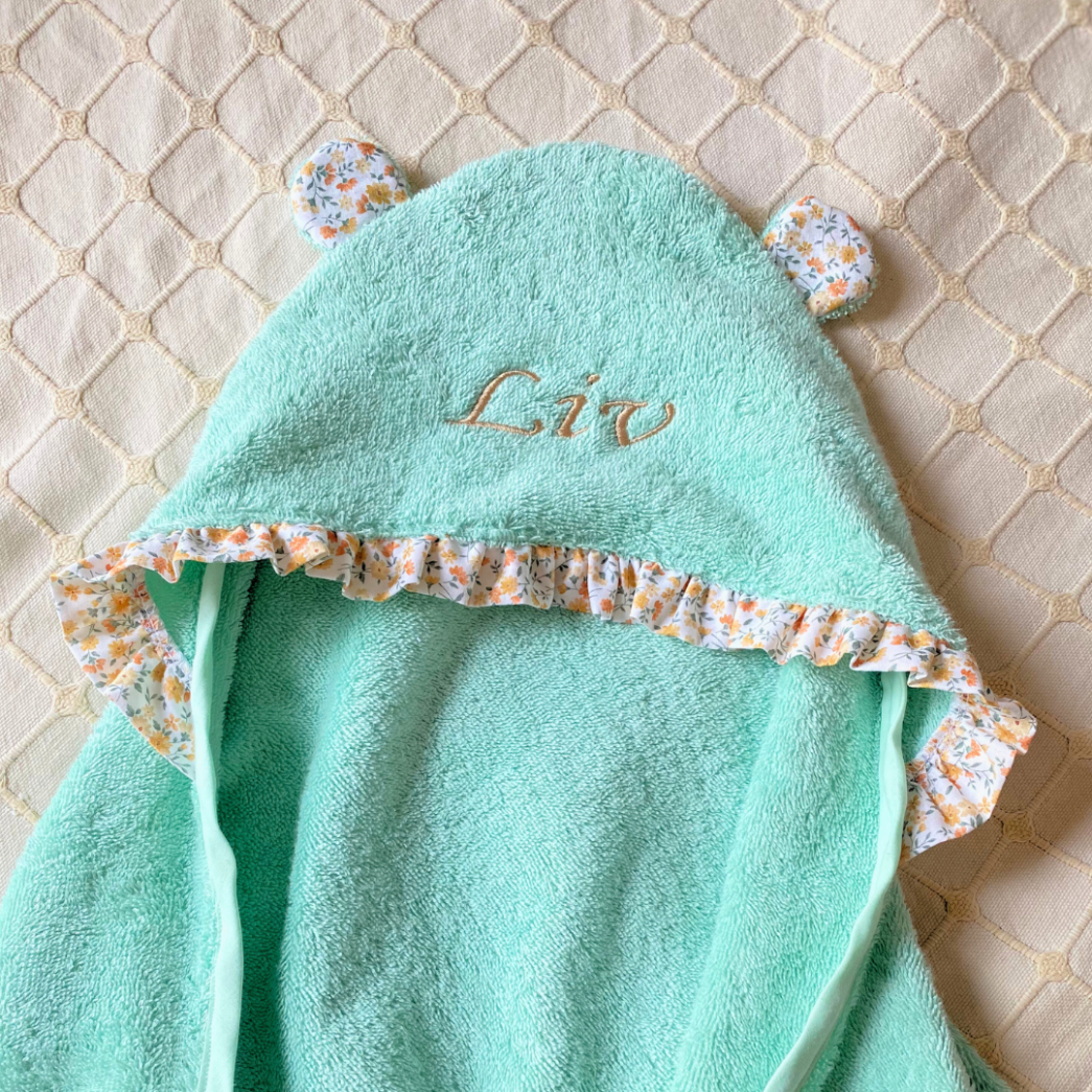 capa de baño personalizada osita capa de baño personalizada niña
